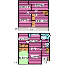 花川南5条4丁目 徒歩3分 1-2階の物件間取画像